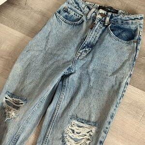 Tall Distressed Light Blue Jeans